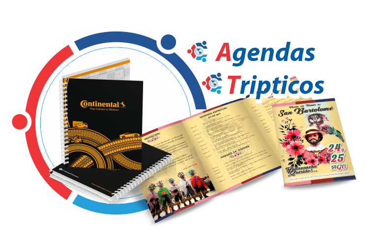 Agendas y tripticos